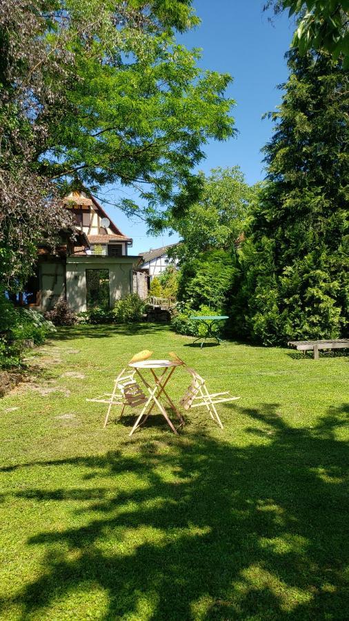 Gite A La Petite Fontaine-Plain Pied-Maison Alsacienne Renovee Avec Passion-4 Pers-4Nuitees Minimum Langensoultzbach Exterior foto